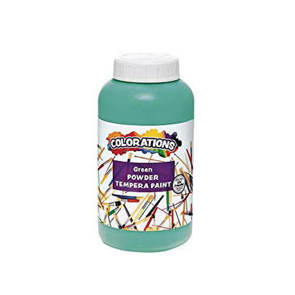 Colorations Powder Tempera Paint, Green, 1 lb, Ages 4+, PreK+ - color: Green
