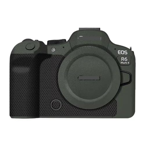 R6II R62 R6M2 Camera Decal Skin 3M Vinyl Wrap Film Protective Sticker Protector Coat for Canon EOS R6 Mark II 2 M2 MarkII Mark2 (Leather Green) - color: Leather Green