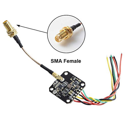 AKK FX3-ultimate 5.8GHz 25mW/200mW/400mW/600mW Switchable Mini VTX Support OSD Configuring via Betaflight