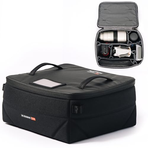NANUK N-Cubik 13M Camera Bag Insert – Medium Water-Resistant Cube – Shockproof Protective Camera Insert for Backpack (11,4”x 12,5” x 5,1”) - size: 13M Medium 11.4 x 12.5 x 5.1"