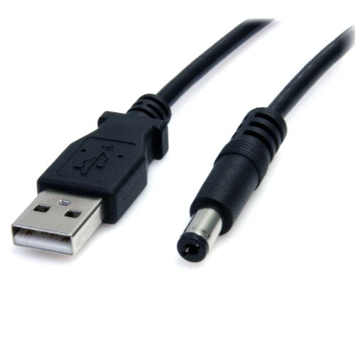 2m USB to Type M Barrel Cable - USB to 5.5mm 5V DC Cable - size: 6 ft / 2m, style: Type M