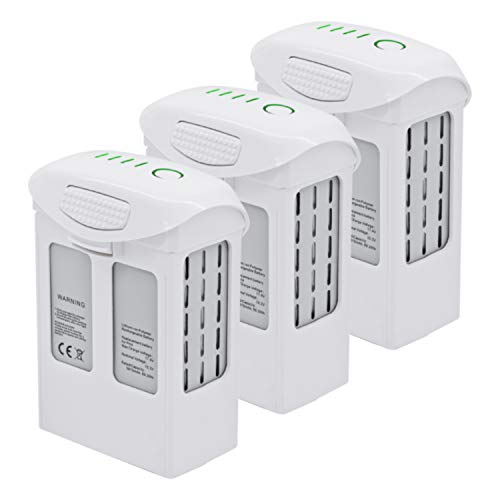 ExpertPower 3 Pack High Capacity (15.2V 5870mAh) Intelligent Flight Replacement Battery for DJI Phantom 4 Series Drones| DJI Phantom 4, Phantom 4 Pro, Phantom 4 Pro V2.0, Phantom 4 Advanced - size: 3 Pack