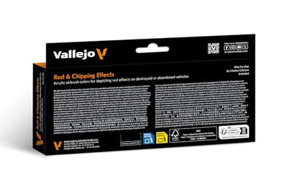 Vallejo Rust and Chipping Effects Colors, 17ML