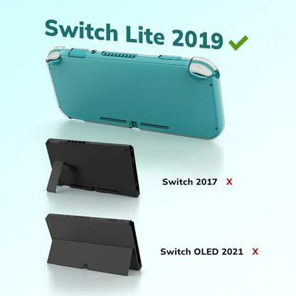 Younik Switch Lite Case, 14 in 1 Accessories Kit for NS Switch Lite (2019) - color: Green