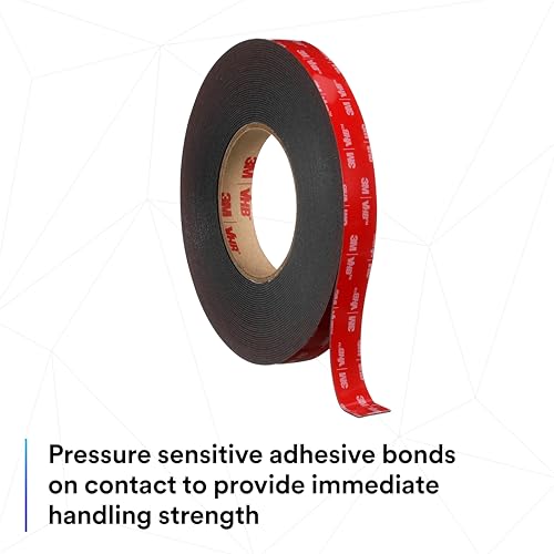 3M VHB Tape 5952, 0.125 in width x 5 yd length, 1 roll