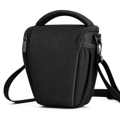 CADeN DSLR/SLR Camera Shoulder Bag Case with Adjustable Shoulder Strap, Compatible for Nikon, Canon, Sony Mirrorless Cameras Waterproof (Small) - size: Small