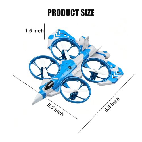 2-in-1 RC Fighter Airplane for Land and Air for Kids Adults 6+