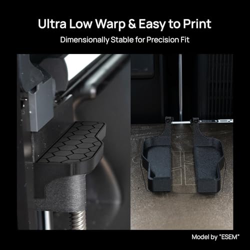 Siraya Tech Flex TPU-GF 3D Printer Filament, Ultra Low Warp, Black, 1kg - color: Tpu-gf Black