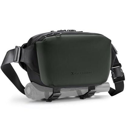 K&F CONCEPT Small Camera Sling Bag Everyday Shoulder Bag - color: 15 Deep Green Small
