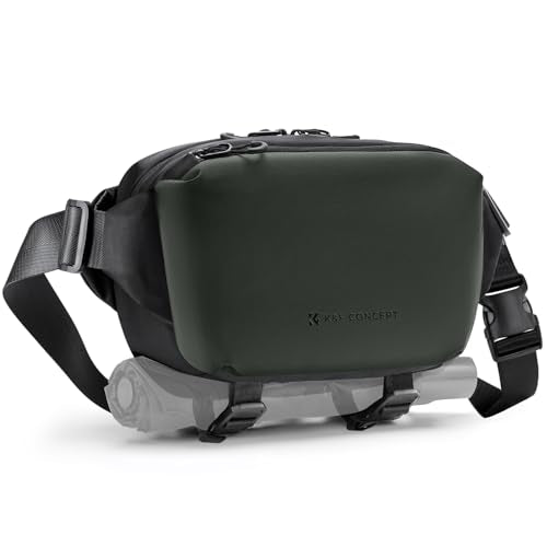 K&F CONCEPT Small Camera Sling Bag Everyday Shoulder Bag - color: 15 Deep Green Small