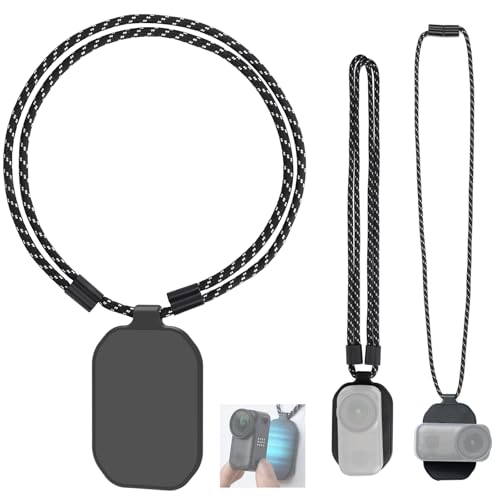 Magnet Mount Neck Strap for DJI Osmo Nano/for Insta360 GO 3/3S, for DJI Mic 3 2 1 Magnetic Pendant with Neck Strap, Neck Mount POV/Vlog Selfie Free Hands