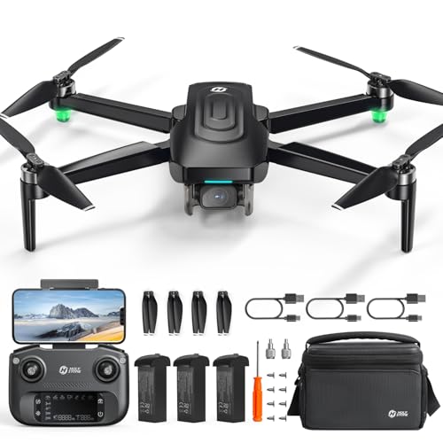Holy Stone HS175G GPS Drone With 4K EIS Camera For Adults, 249g Foldable RC Quadcopter With Auto Return, Follow Me, 90 Mins Flight Time, Battery Fast Charge, Headless Mode