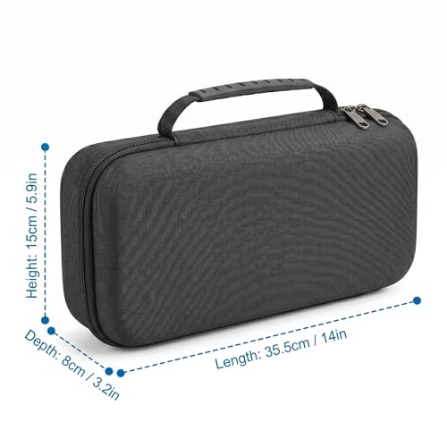 BLUE LAKE Performance Carrying Case for JC400 Switch 2 Controller, 1:1 Precision Fit Storage Bag with 10 Game Slots & Joystick Protection Slim Version