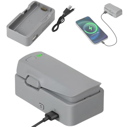 Coyktonty Battery Charger for DJI NEO2 with Storage and Discharge Modes with Charging Cable