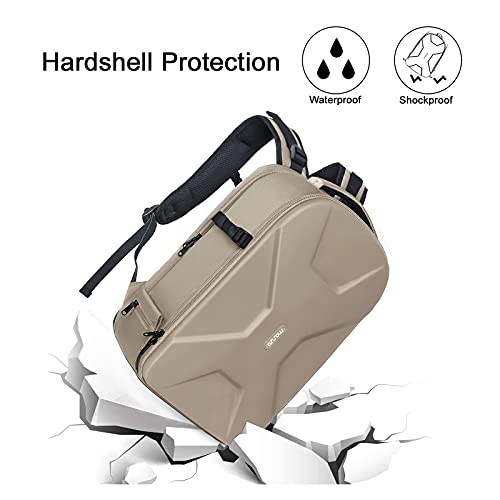 MOSISO Camera Backpack, DSLR/SLR/Mirrorless Photography Camera Bag - color: Camel