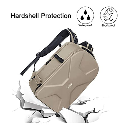 MOSISO Camera Backpack, DSLR/SLR/Mirrorless Photography Camera Bag - color: Camel