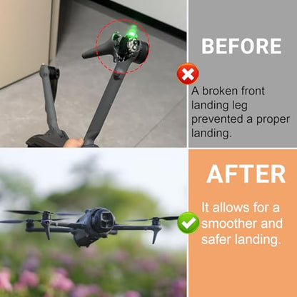 Replacement Front Landing Leg For Dji Mavic 4 Pro Lightweight Landing Gear Drone Body Protector For Dji Mavic 4 Pro Accessories