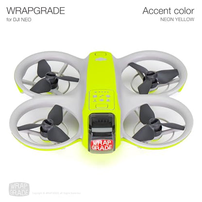Wrapgrade for DJI NEO Accent Color Sticker (Neon Yellow) - color: Neon Yellow