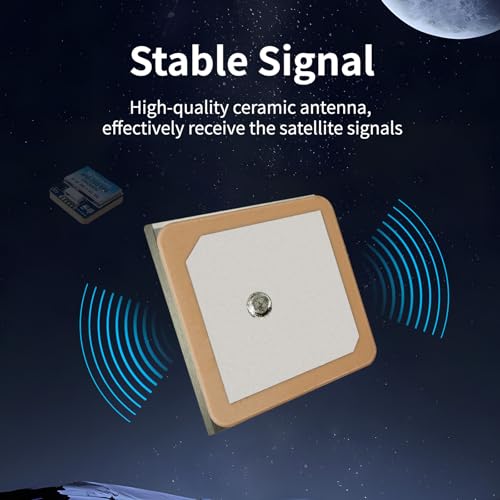 SEQURE M10-25Q FPV GPS Module with QMC5883L Compass Dual Protocol Upgraded 10th Generation Chip Fast Satellite Positioning for FPV Racing Drones - size: M1025Q