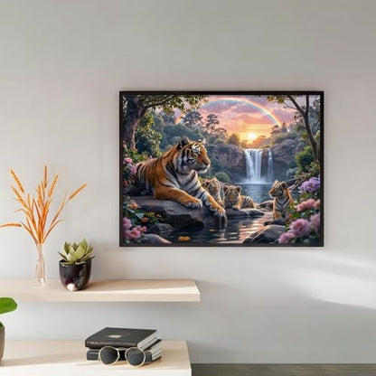 XIYOUVIGOR Diamond Painting Kits for Adults, Tiger Diamond Art Kit - color: Animal (Tiger)