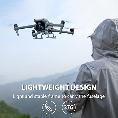 STARTRC PHOTO Landing Gear for DJI Air 3/3S Accessories, Foldable Extended Quick Release Drone Protector for DJI Air 3/3S Fly More Combo