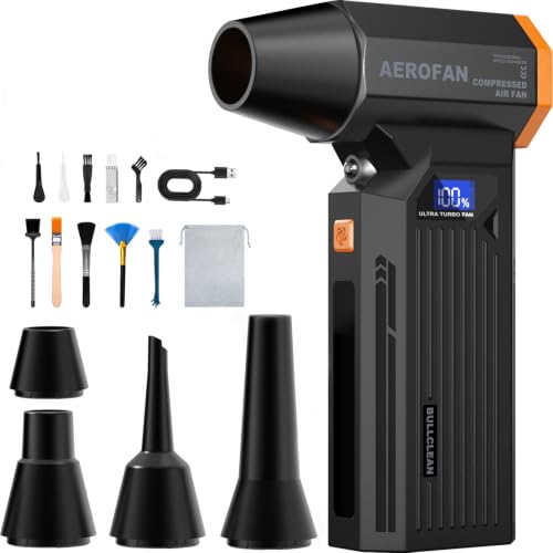 Electric Air Duster - 150000RPM Rechargeable Cordless Compressed Air Duster