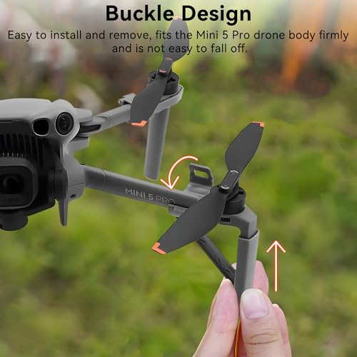 Mini 5 Pro Landing Gear - Extended Landing Legs Heightened Support Bracket Protector for DJI Mini 5 Pro Drone Accessories Portable Extension Feet Stand