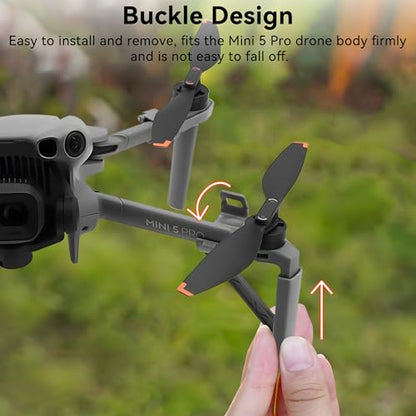 Mini 5 Pro Landing Gear - Extended Landing Legs Heightened Support Bracket Protector for DJI Mini 5 Pro Drone Accessories Portable Extension Feet Stand
