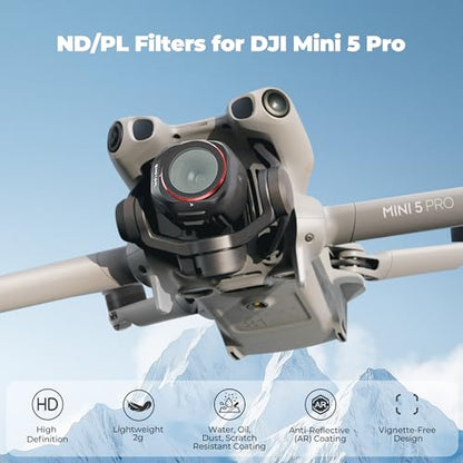 Freewell Bright Day 6-Pack ND/PL Filters for DJI Mini 5 Pro - style: Bright Day 6 Pack