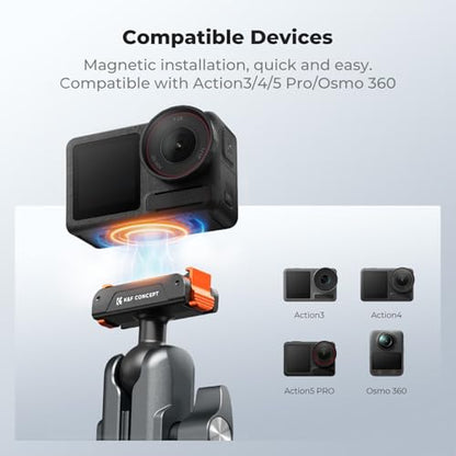 K&F CONCEPT Super Clamp Camera Mount Bike/Motorcycle