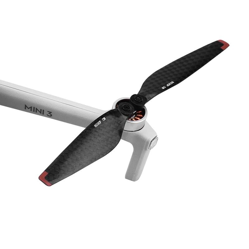 Propeller Blades for DJI Mini 3, Carbon Fiber Propellers Replacement Low-Noise and Quick-Release Blades Props Drone Accessoey