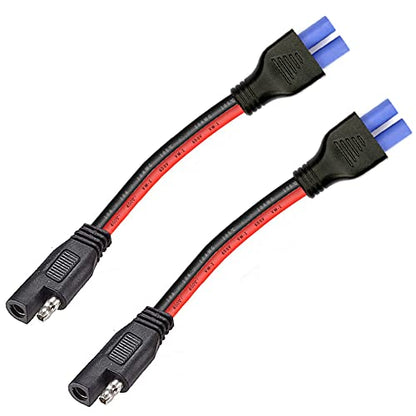 EC5 Female to SAE Connector,10AWG Power Adapter Cable - size: SAE-EC5-0.5FT