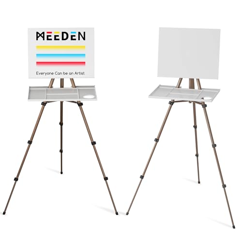 MEEDEN Plein Air Easel for Painting: Adjustable Travel Watercolor Tripod