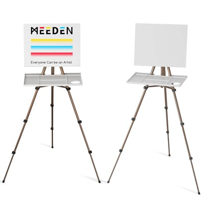 MEEDEN Plein Air Easel for Painting: Adjustable Travel Watercolor Tripod