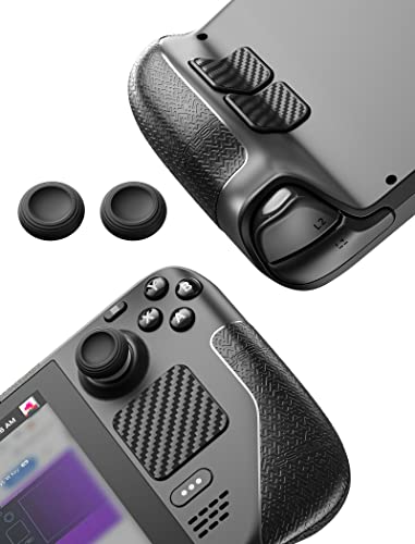 JSAUX Skin Stickers Set for Steam Deck/OLED, Steam Thumb Grips Accessories