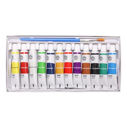 Boyistar Watercolor Paint Set, Mini Watercolor Travel Set with 12 Colors