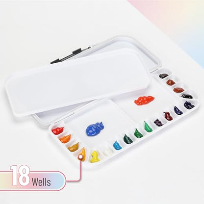 Mr. Pen- Airtight Watercolor Palette with Lid, 4 Pack - color: White, size: 4 Pack