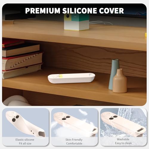Silicone Remote Cover for Nex Playground Remote with Lanyard (Off White) - color: Off White