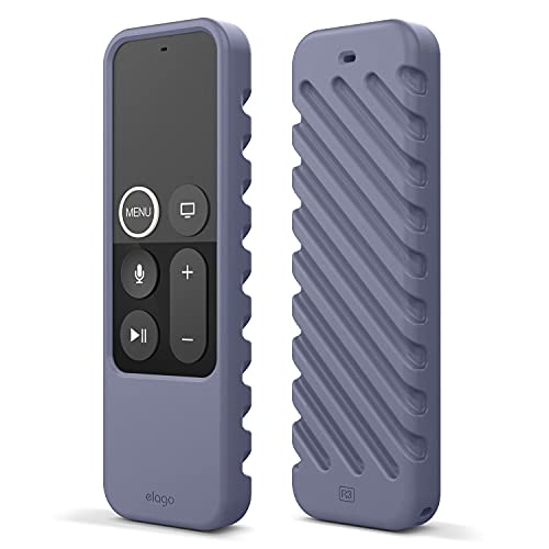 elago R3 Protective Case for Apple TV 4K Siri Remote 1st Generation - color: Lavender Grey