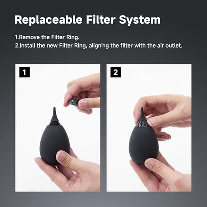 VSGO Camera Air Blower for Lens and Sensor Cleaning, Black - color: Black