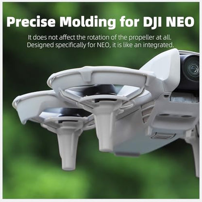 Landing Gear Leg for DJI NEO, Increase Height 10mm Split Design Lightweight Drone Accessories Quick Release Height Extender (Grey) - color: Grey