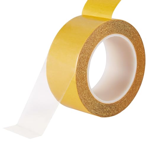 Ultra-Thin Double-Sided Tape, Woodworking Tape, Pet Double Sided Tape, High Tack Tape for Arts & Crafts, Photos, Scrapbook, Woodworking, Fixed Carpet, Wall Décor, Sewing Project (2in x 33ft) - size: 2in-33ft