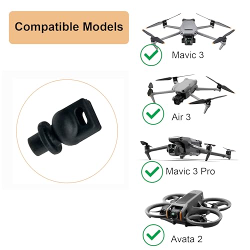 Gimbal Shock Absorber Ball Replacement for DJI Mavic 3 Pro/Mavic 3/Air 3/Avata 2 (4 PCS)