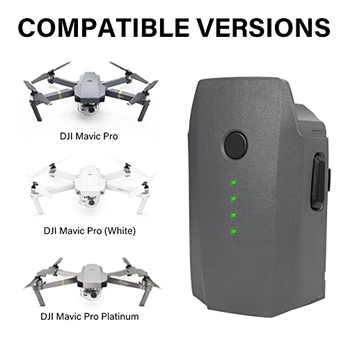 2 Pack Mavic Pro Battery, FB1-3830mAh-11.4V Intelligent Flight Replacement Batteries for DJI Mavic 1 Pro - size: 2 Pack
