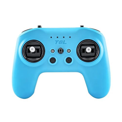 Radiomaster T8L ELRS 2.4GHz Radio Transmitter, 204g Lightweight Screenless Remote Controller with Hall-Effect Gimbals, USB-C Charging & Simulator Compatibility for FPV Drones (Blue) - color: Blue