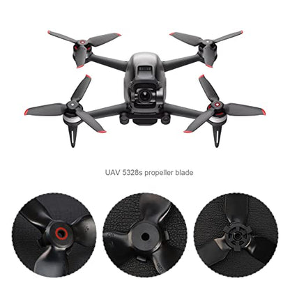 2 Pairs 5328S Propellers with Propeller Storage Case Compatible with DJI FPV Combo Drone Accessories 5328S Propellers Blades with Anti-Fall Protection Box