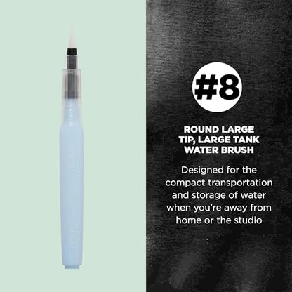 Sakura 39123 9-ml Tank Koi Water Color Brush, Large, 9 Ml - color: Light Blue, size: 9 ml | Large