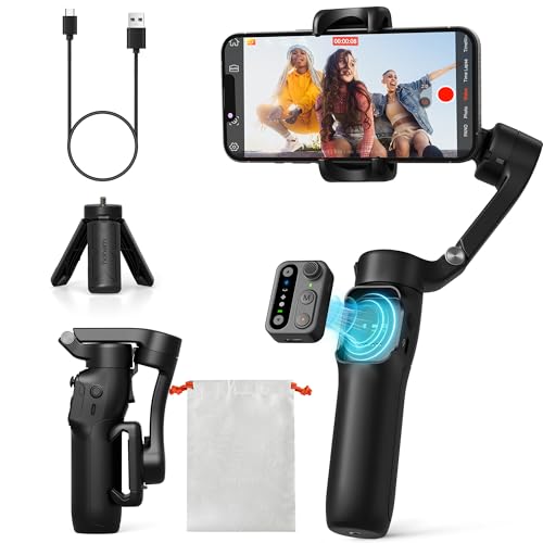 hohem iSteady X3 SE 3-Axis Gimbal Stabilizer for iPhone & Android, Black