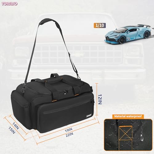 TORIBIO RC Car Bag Case for 1/10 Car & Accessories Water-resistant Storage - size: Bag for 1/10