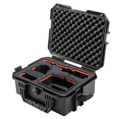 Eylar 13.8" Intact Series Compact Hard Drone Case, Fits DJI Mini 4 & 5 Pro, Waterproof Crushproof, with Protective Foam